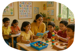 Daycare in Sahibabad | Bloomy Preschool in Sahibabad at Bloomy Preschool